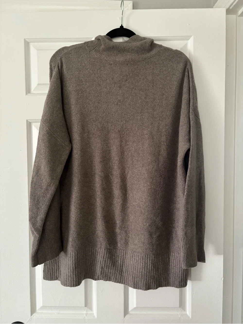 Abercrombie & Fitch Taupe Cowl Neck Sweater - Size M - Like New